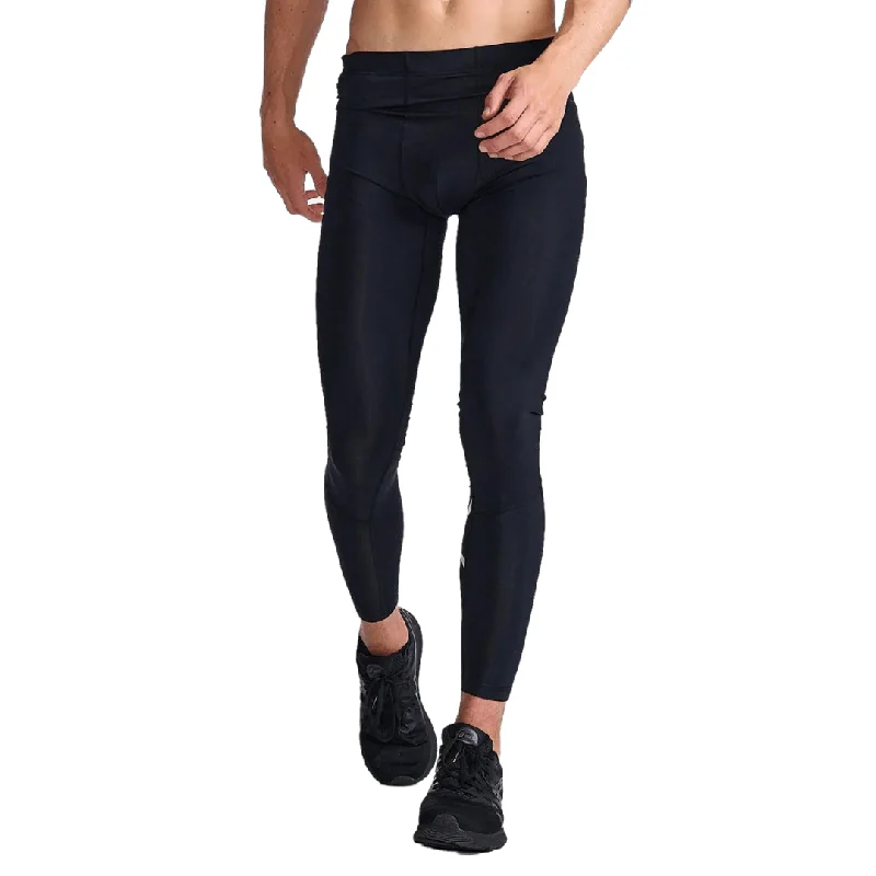 Layered Men's Overalls2XU Men's Aero Compression Tights (Black/Silver Refelective)