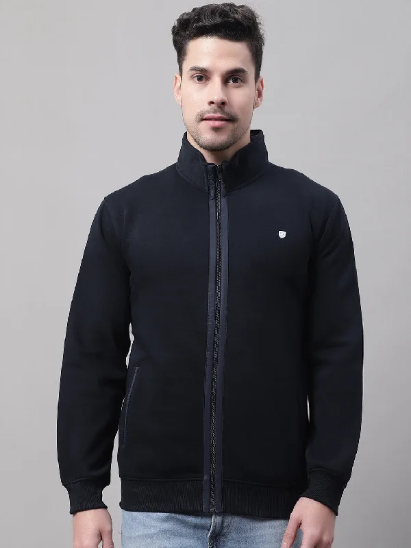 Men's Sweaters with Argyle PatternsMen Navy Sweatshirt