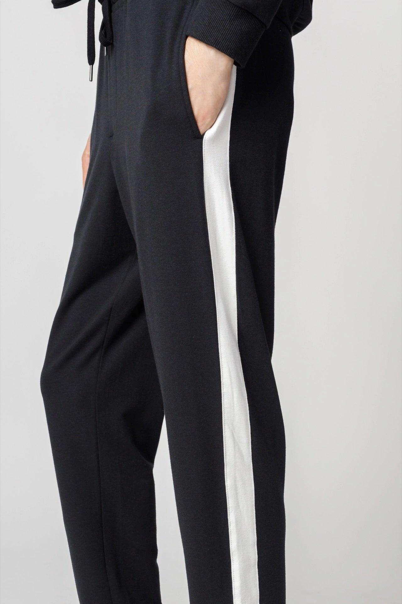 Men's Unique and Designer Bottom Wear for a Statement LookBamboo Contrast Stripe  Sweatpants